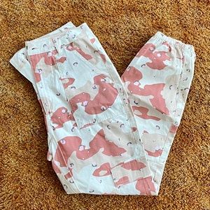 Pink and Natural Camo Pant